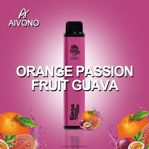 orange passionsfrukt guava
