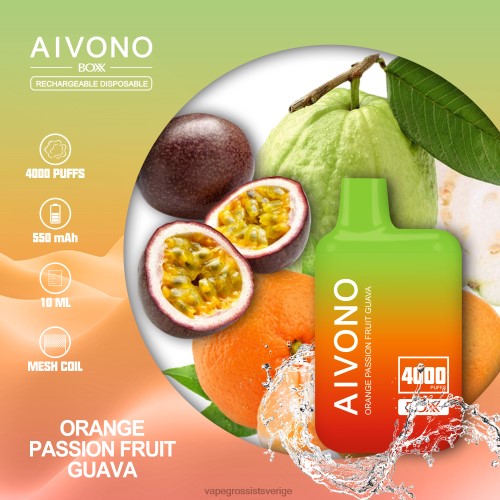 orange passionsfrukt guava