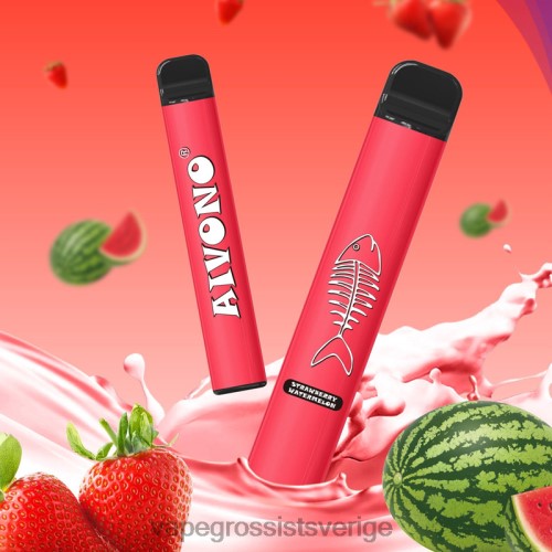 Vape Wholesale Sweden - Aivono AIM FISHBONE 600 jordgubbsvattenmelon 0J0HX282