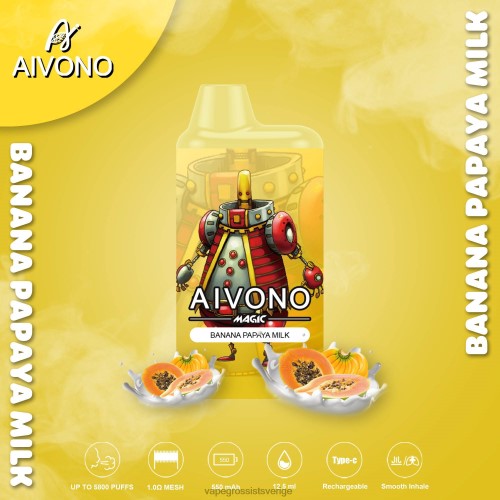 banan papaya mjölk
