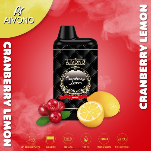 tranbär citron