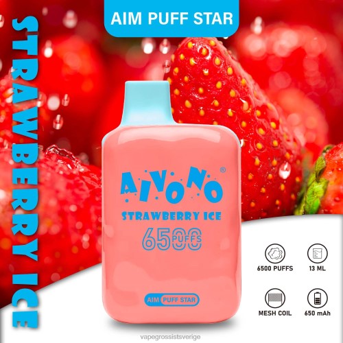 Vape Kit Wholesale - Aivono AIM PUFF STAR 6500 jordgubbsis 0J0HX288