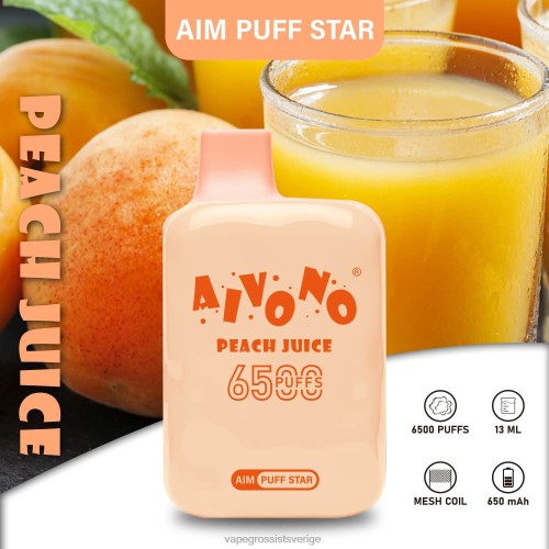 Vape Pod Wholesale - Aivono AIM PUFF STAR 6500 persikajuice 0J0HX289