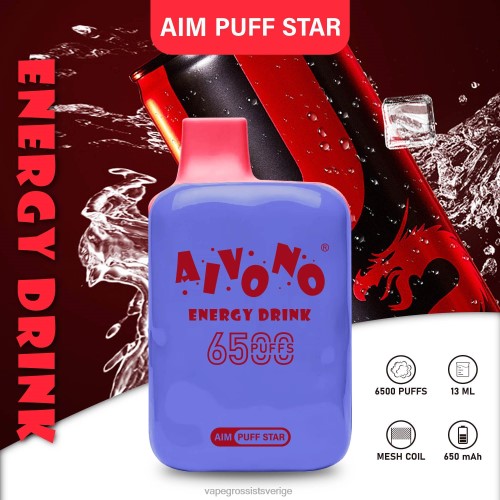 Vape Wholesale Reviews - Aivono AIM PUFF STAR 6500 energidryck 0J0HX293