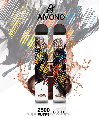 Nicotine Vapes Wholesale - Aivono AIM SNAKE 2500 kaffe 0J0HX300