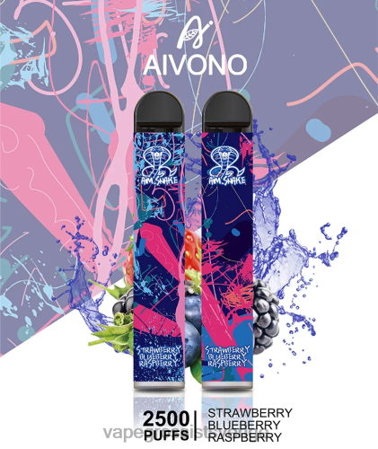 Vape Kit Wholesale - Aivono AIM SNAKE 2500 jordgubbsblåbär hallon 0J0HX318