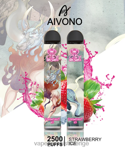 Vape Pod Wholesale - Aivono AIM SNAKE 2500 jordgubbsis 0J0HX319