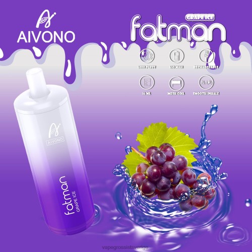 Vape Juice Wholesale - Aivono FATMAN 6800 druvis 0J0HX24