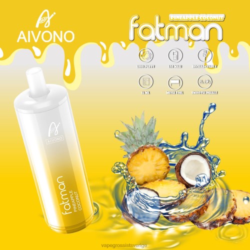 Vape Pod Wholesale - Aivono FATMAN 6800 ananas kokos 0J0HX29