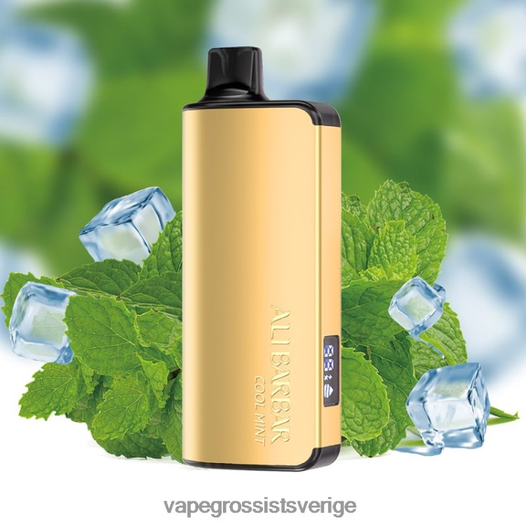 Vape Wholesale Stockholm - Alibarbar Ingot 20000 engångsvape cool mynta 2RP0F435