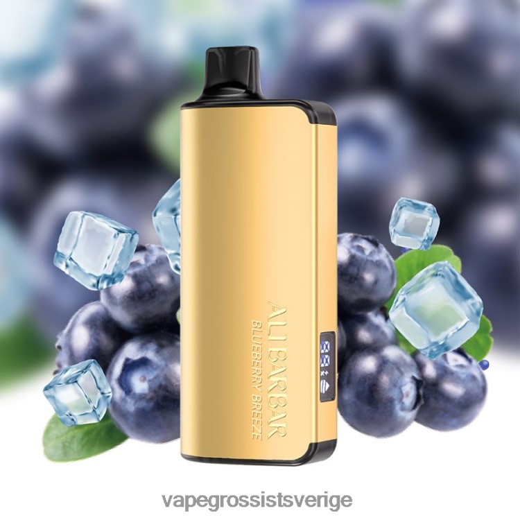 Vape Wholesale Sweden - Alibarbar Ingot 20000 engångsvape blåbärsbris 2RP0F432