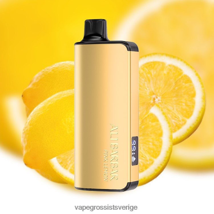 Vape Wholesale Reviews - Alibarbar Ingot 9000 engångsvape rosa citron 2RP0F423