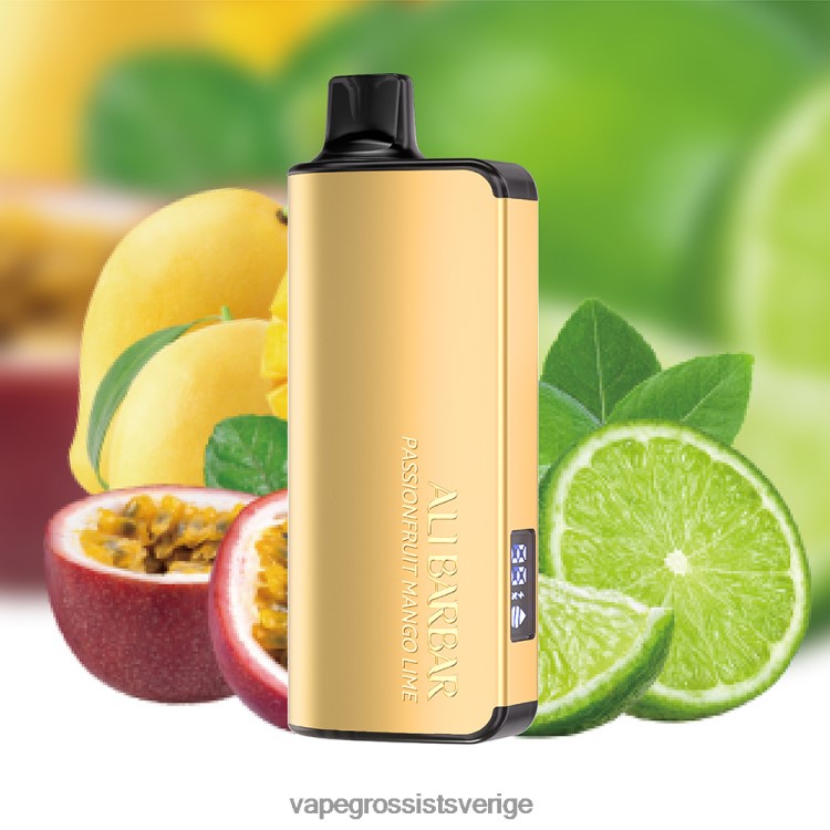 Vape Wholesale Sweden - Alibarbar Ingot 9000 engångsvape passionsfrukt mango lime 2RP0F422