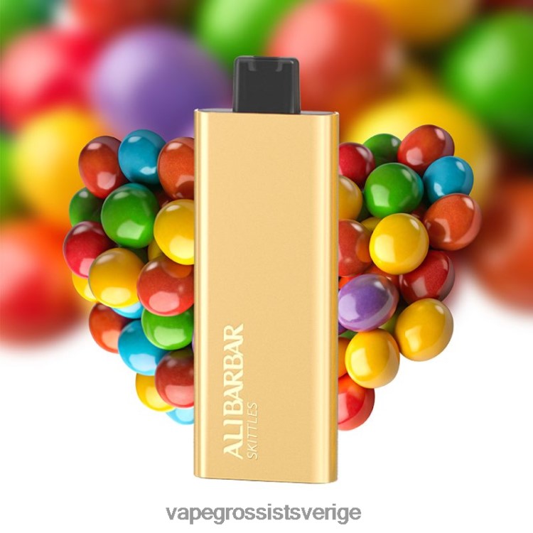 Nicotine Vapes Wholesale - Alibarbar Pandora 7000 engångsvape regnbågsgodis 2RP0F460