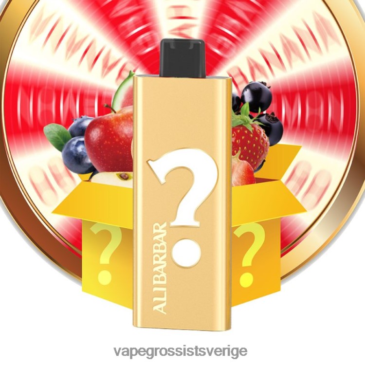 Vape Wholesale Stockholm - Alibarbar Pandora 7000 engångsvape smak roulette 2RP0F455