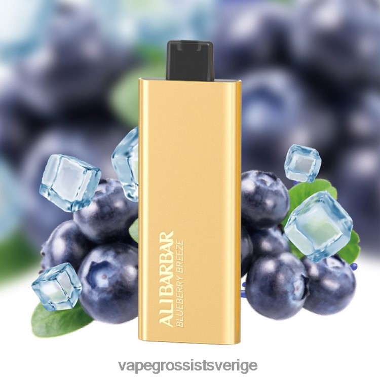 Vape Wholesale Sverige - Alibarbar Pandora 7000 engångsvape blåbärsbris 2RP0F451