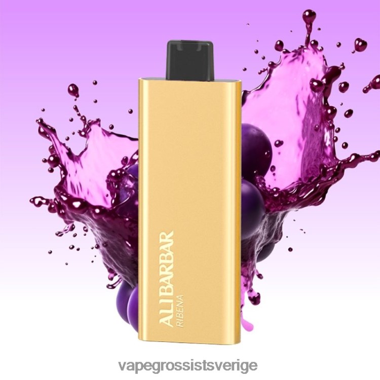 Vape Wholesale Sverige - Alibarbar Pandora 7000 engångsvape ribena 2RP0F461