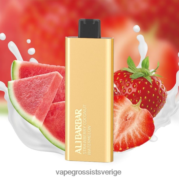 Vape Wholesale Sweden - Alibarbar Pandora 7000 engångsvape jordgubbs kokos vattenmelon 2RP0F462
