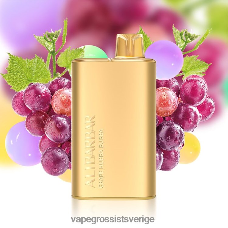 Vape Grossist - Alibarbar Rich 8000 engångsvape druva hubba bubba 2RP0F46