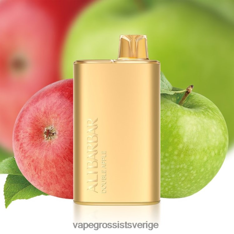 Vape Wholesale Stockholm - Alibarbar Rich 8000 engångsvape dubbelt äpple 2RP0F45