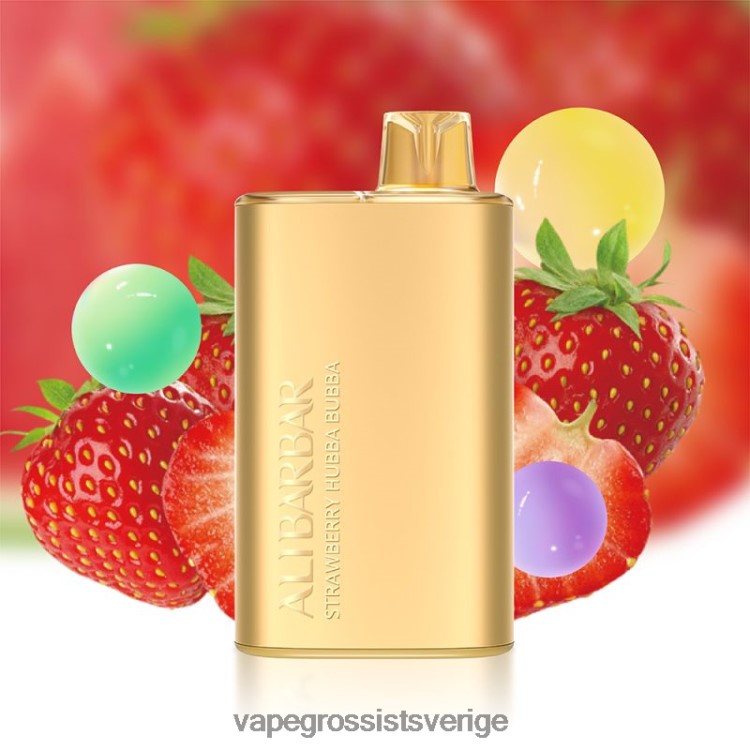 Vape Wholesale Sweden - Alibarbar Rich 8000 engångsvape jordgubbe hubba bubba 2RP0F412