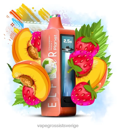 Vape Kit Wholesale - Elf Bar Planet 25 000 jordgubbspersika 28DJ228