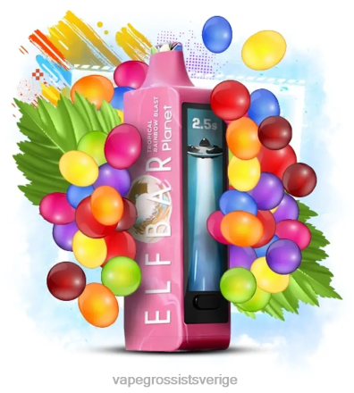 Vape Pod Wholesale - Elf Bar Planet 25 000 tropisk regnbågsexplosion 28DJ229
