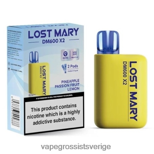 Vape Kit Wholesale - ananas passionsfrukt citron BXF6H0478 LOST MARY DM600 X2
