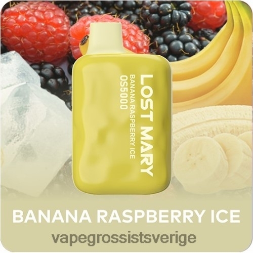 Vape Juice Wholesale - banan hallon is BXF6H0484 LOST MARY OS5000