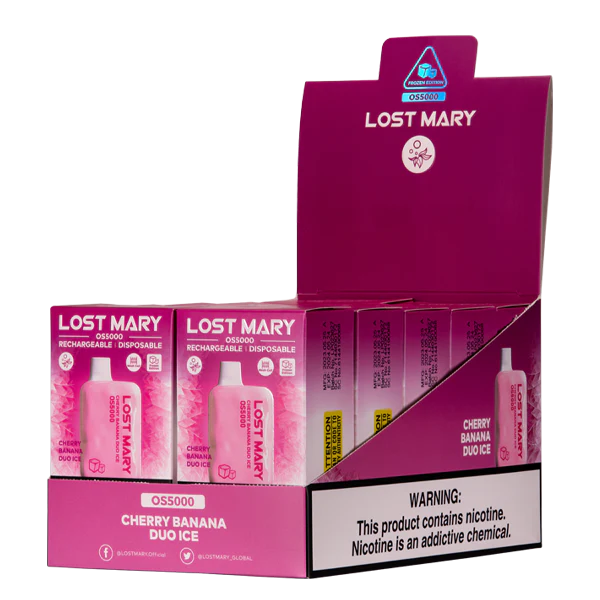 Vape Kit Wholesale - körsbärsbanan duo is BXF6H0108 LOST MARY OS5000