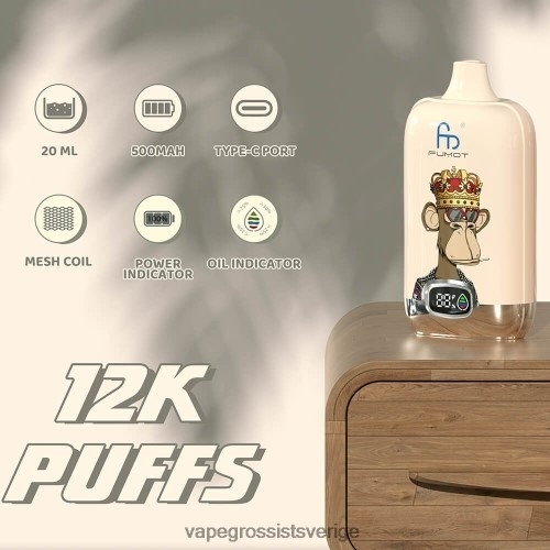 Vape Juice Wholesale - disponibel BXF6H04 Fumot Tornado Digital Box 12 000