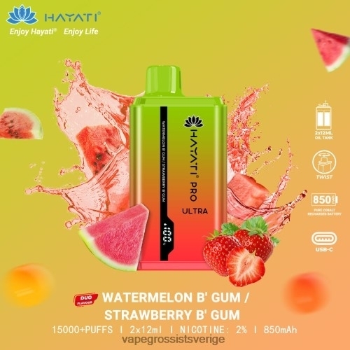 vattenmelon tuggummi/jordgubbs tuggummi