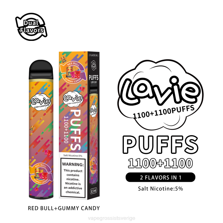 red bull/gummy godis
