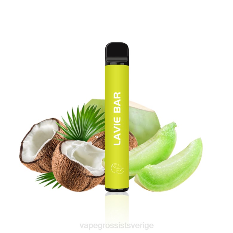 Vape Juice Wholesale - LAVIE BAR 2% version 800 puffar 2ZZZ324 melon coco