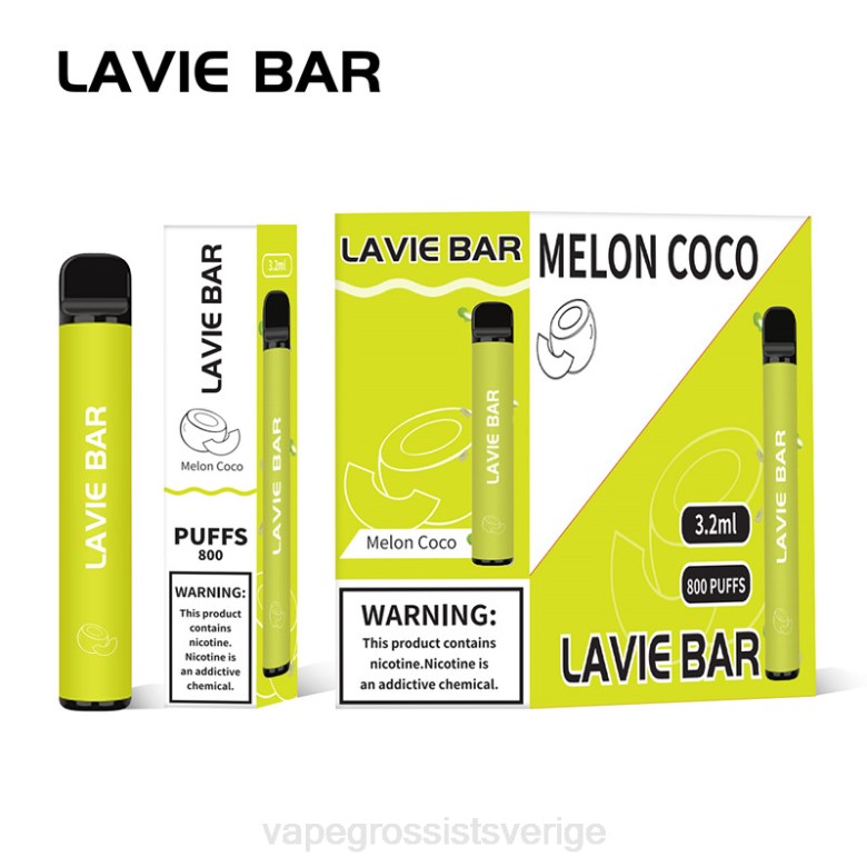 Vape Wholesale Stockholm - LAVIE BAR 800 bloss 2ZZZ315 melon coco