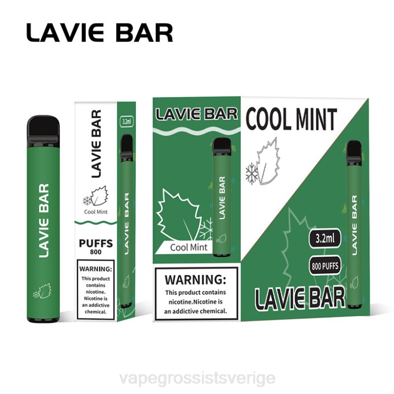 Vape Wholesale Sverige - LAVIE BAR 800 bloss 2ZZZ311 cool mynta