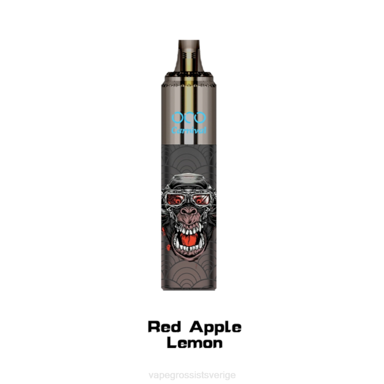 röd äpple citron