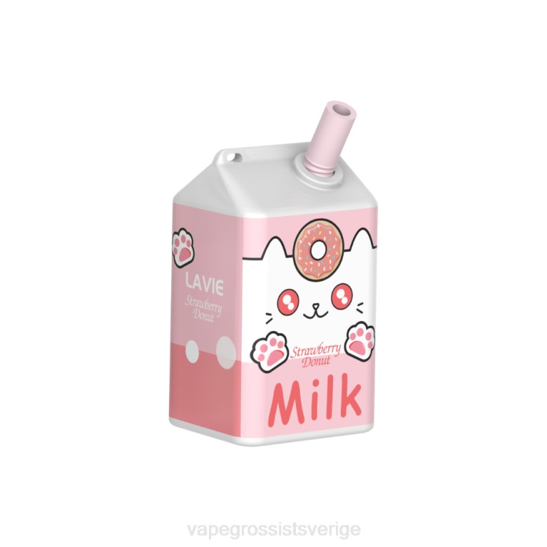 Disposable Vapes Sweden - LAVIE MILK 7000 bloss 2ZZZ177 jordgubbsmunk
