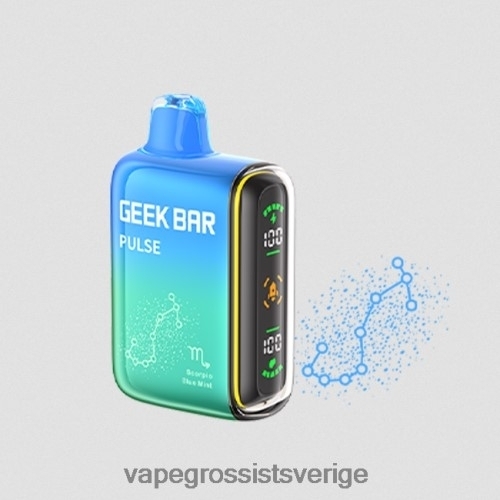 Vape Wholesale Reviews - blå mynta BXF6H073 GEEK BAR Pulse zodiac edition 7500 puffar/15000 puffar