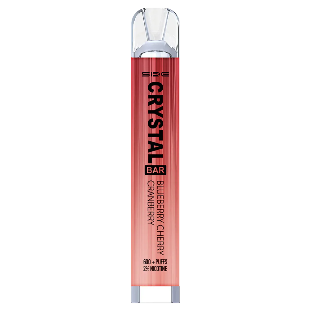 Vape Kit Wholesale - blåbär körsbär tranbär BXF6H0268 SKE Crystal Bar engångs vape 600 puffar