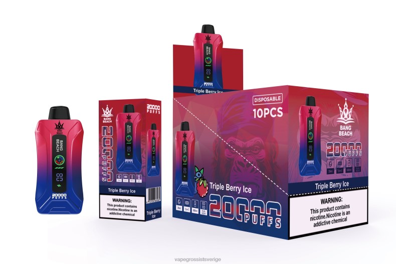 Vape Kit Wholesale - Bang Beach 20000 puffar smart screen vape trippel bäris L6V6P8