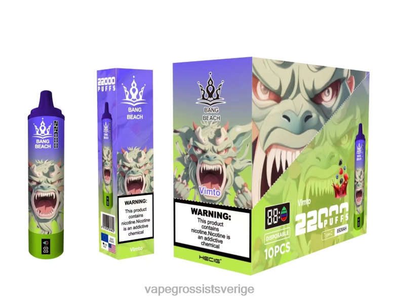 Vape Kit Wholesale - Bang Beach 22000 puffar smart skärm vimto L6V6P18