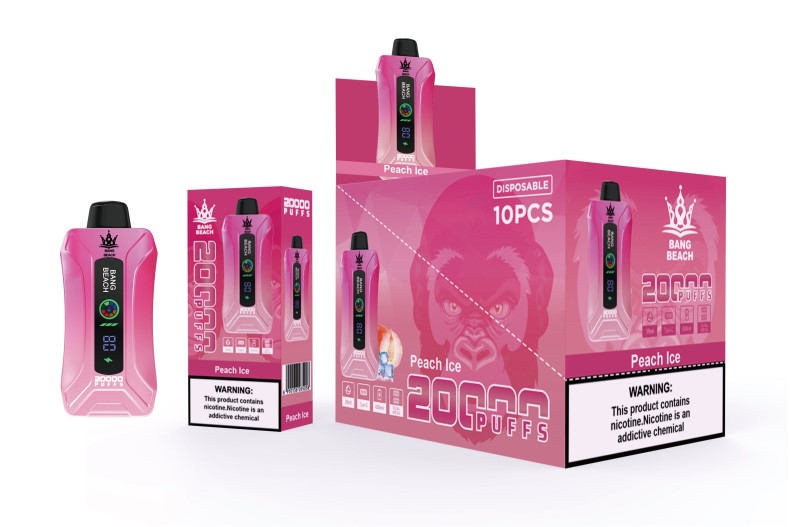 Vape Pod Wholesale - Bang Beach 20000 puffar smart screen vape persika is L6V6P9