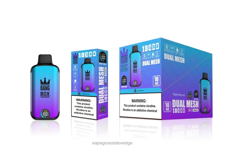 Disposable Vapes Sweden - Bang Box 18 000 bloss trippel bäris L6V6P95