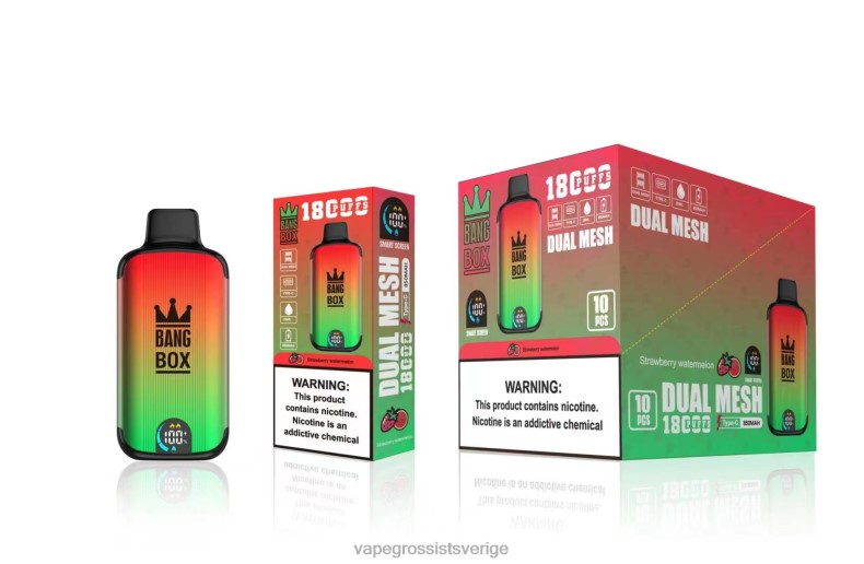 Nicotine Vapes Wholesale - Bang Box 18 000 bloss jordgubbsvattenmelon L6V6P88