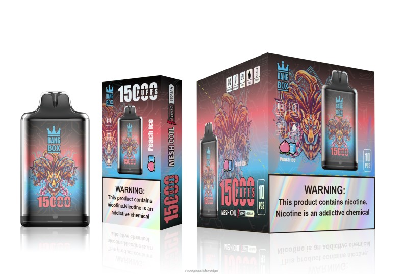 Vape Juice Wholesale - Bang Box s1-15000 bloss persika is L6V6P102