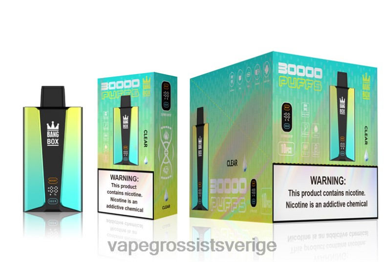 Vape Kit Wholesale - Bang Box 30 000 puffar smart skärm rensa L6V6P76