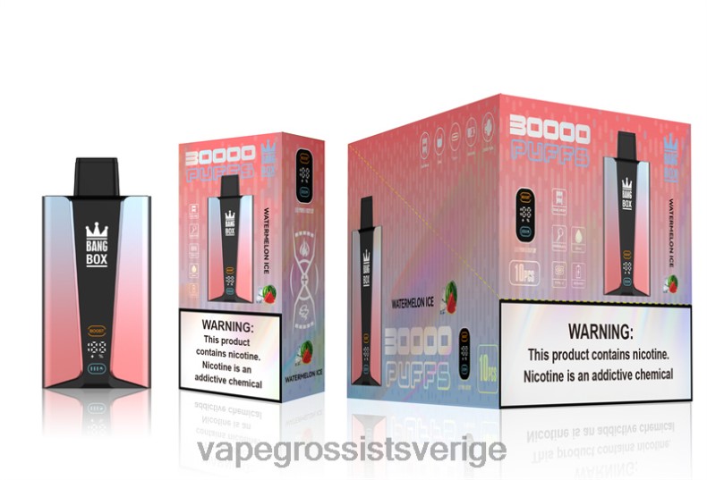 Vape Kit Wholesale - Bang Box 30 000 puffar smart skärm vattenmelon is L6V6P86
