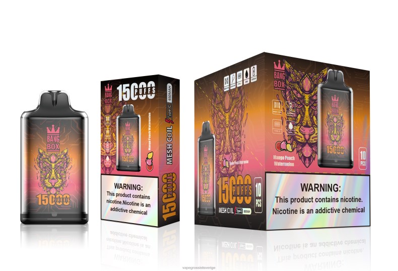 Vape Pod Wholesale - Bang Box s1-15000 bloss mango persika vattenmelon L6V6P107
