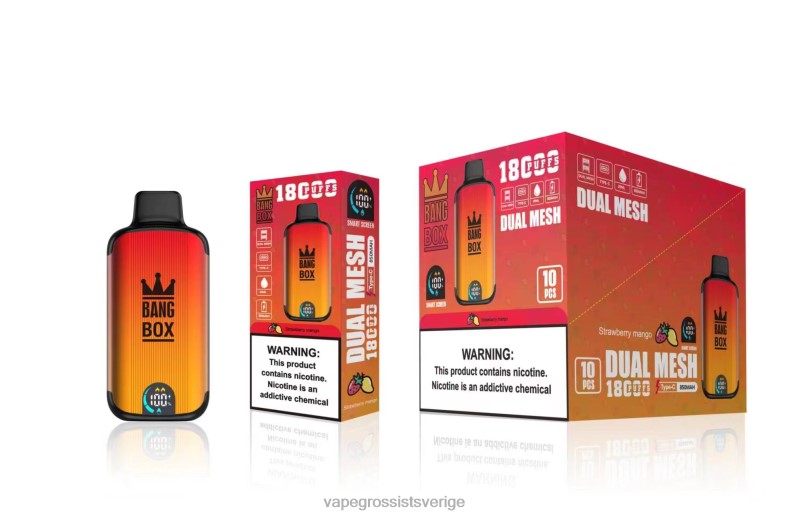 Vape Wholesale Sverige - Bang Box 18 000 bloss jordgubbsmango L6V6P99